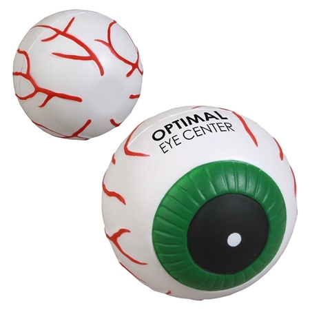 Picture of Custom Printed Eyeball Stress Ball