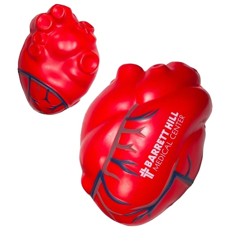 Picture of Custom Printed Heart With Blue Veins Stress Ball