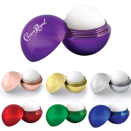 Picture of Custom Printed Metallic Finish Round Lip Balm