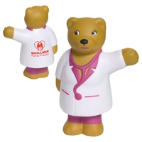 Picture of Custom Printed Nurse Bear Stress Ball