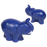 Picture of Custom Printed Elephant With Tusks Stress Ball