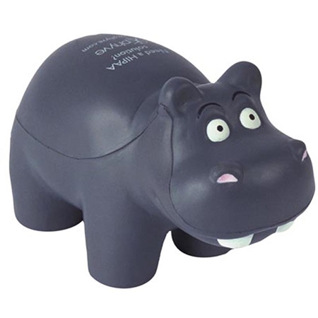 Picture of Custom Printed Hippo Stress Ball