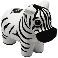 Picture of Custom Printed Zebra Stress Ball