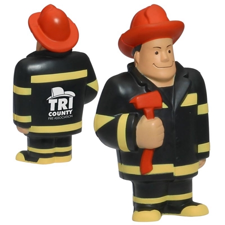 Picture of Custom Printed Fireman Stress Ball