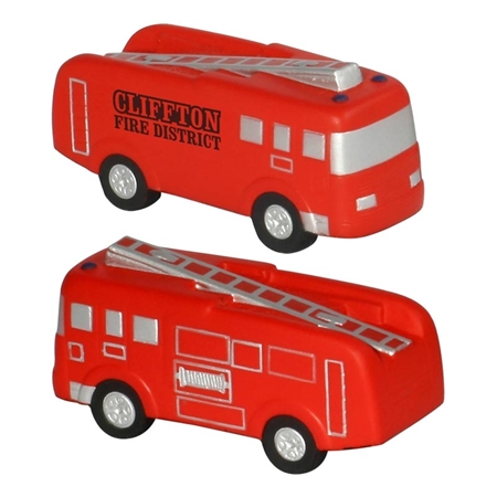 Picture of Custom Printed Fire Truck Stress Ball