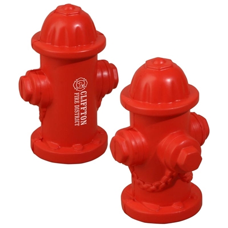 Picture of Custom Printed Fire Hydrant Stress Ball