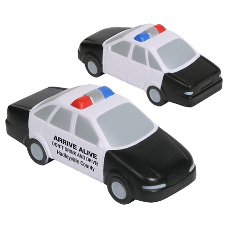 Picture of Custom Printed Police Car Stress Ball