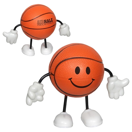 Picture of Custom Printed Basketball Figure Stress Ball