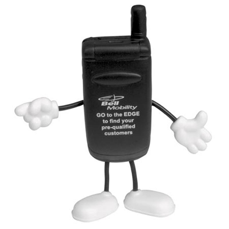 Picture of Custom Printed Cell Phone Figure Stress Ball