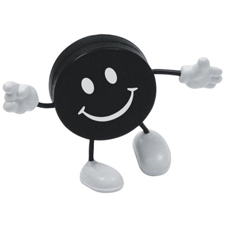 Picture of Custom Printed Hockey Puck Figure Stress Ball