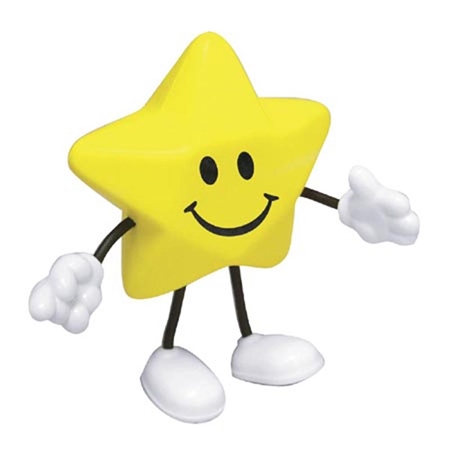 Picture of Custom Printed Star Figure Stress Ball