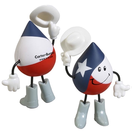 Picture of Custom Printed Texas Figure Stress Ball