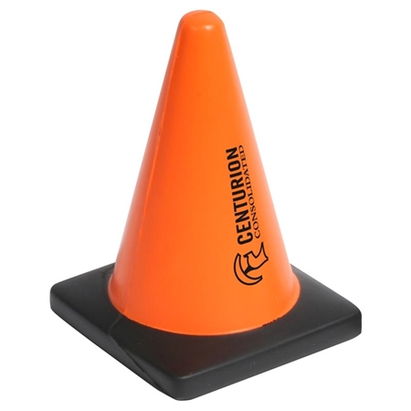 Picture of Custom Printed Construction Cone Stress Ball