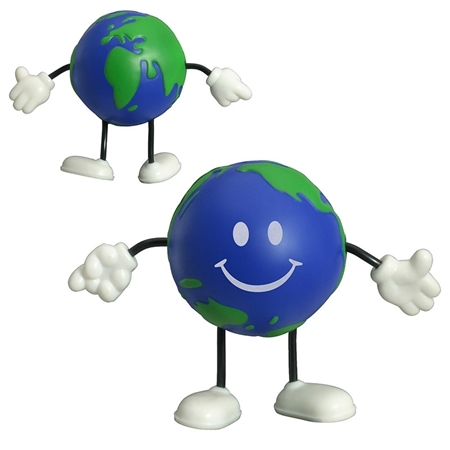 Picture of Custom Printed Earthball Figure Stress Ball