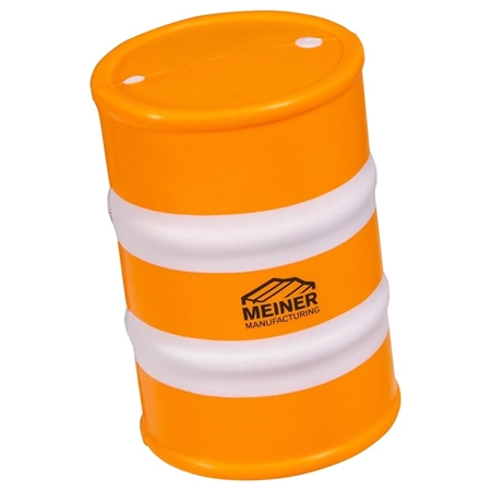 Picture of Custom Printed Safety Barrel Stress Ball