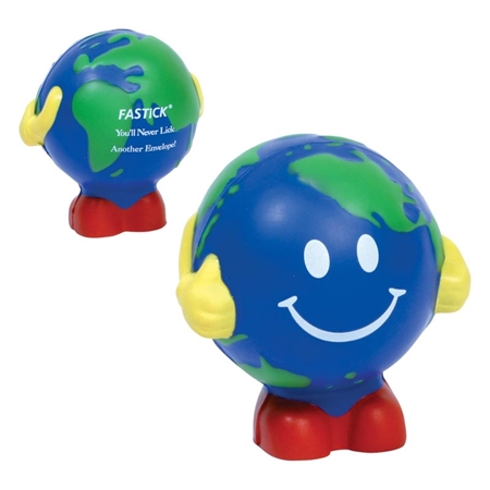 Picture of Custom Printed Earthball Man Stress Ball