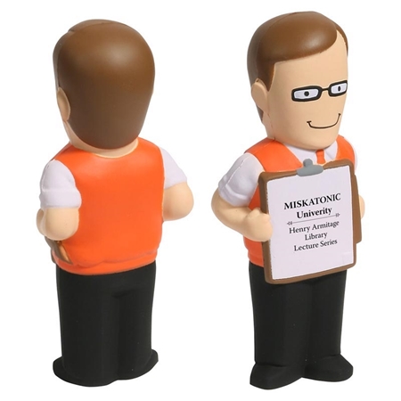 Picture of Custom Printed Male Teacher Stress Ball