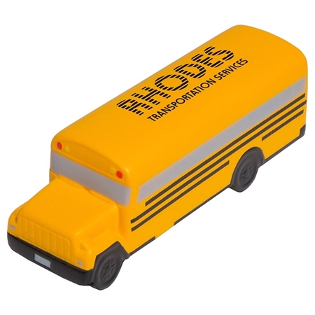 Picture of Custom Printed Conventional School Bus Stress Ball