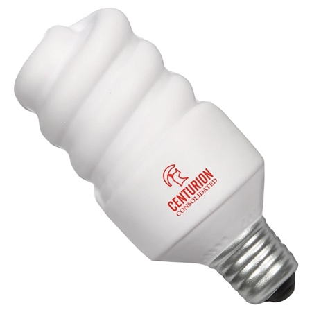 Picture of Custom Printed Mini Energy Saving Lightbulb Stress Ball