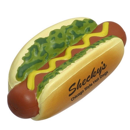 Picture of Custom Printed Hot Dog Stress Ball