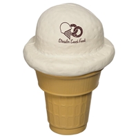 Picture of Custom Printed Ice Cream Cone Stress Ball