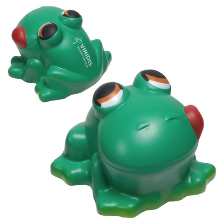 Picture of Custom Printed Cartoon Frog Stress Ball