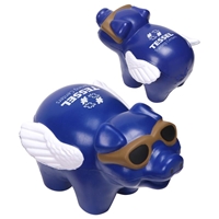 Picture of Custom Printed Flying Pig Stress Ball