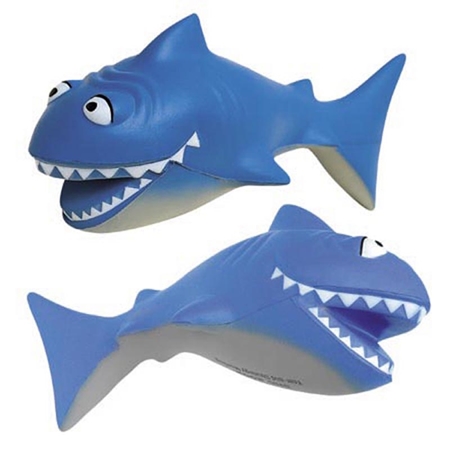 Picture of Custom Printed Cartoon Shark Stress Ball