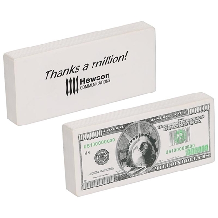 Picture of Custom Printed Million Dollar Bill Stress Ball