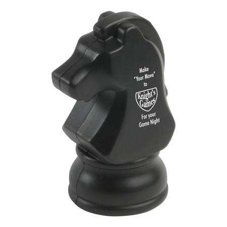 Picture of Custom Printed Knight Chess Piece Stress Ball