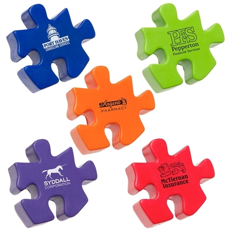 Picture of Custom Printed Puzzle Piece Stress Ball