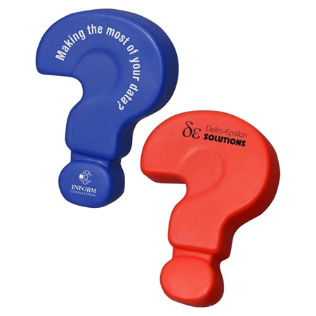 Picture of Custom Printed Question Mark Stress Ball