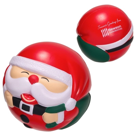 Picture of Custom Printed Santa Claus Ball Stress Ball