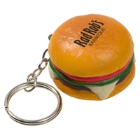 Picture of Custom Printed Hamburger Key Chain Stress Ball