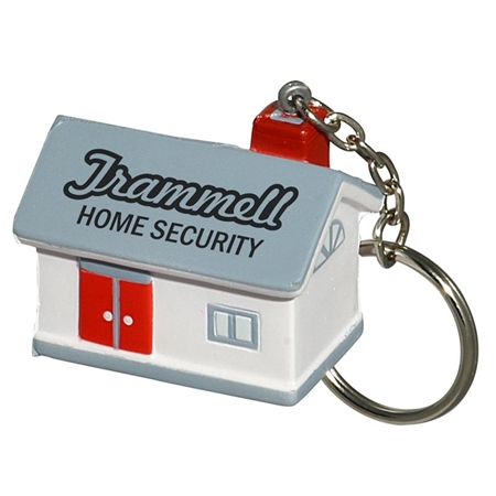 Picture of Custom Printed House Key Chain Stress Ball