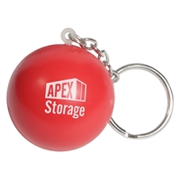 Picture of Custom Printed Stress Ball Key Chain Stress Ball