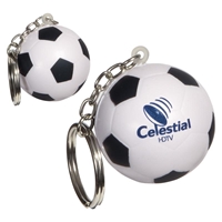 Picture of Custom Printed Soccer Ball Key Chain Stress Ball