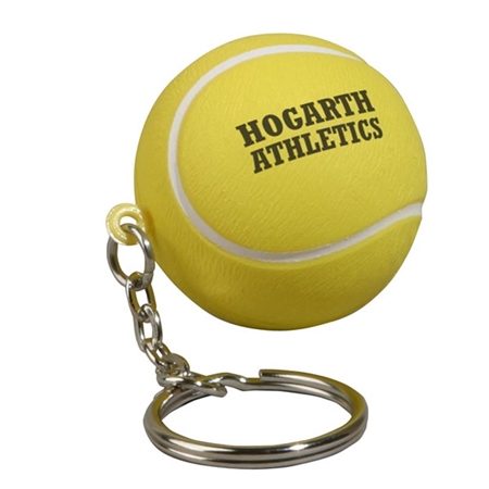 Picture of Custom Printed Tennis Ball Key Chain Stress Ball