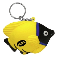 Picture of Custom Printed Tropical Fish Key Chain Stress Ball