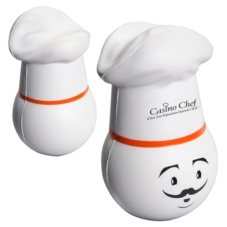 Picture of Custom Printed Chef Mad Cap Stress Ball