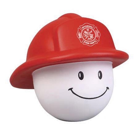 Picture of Custom Printed Fireman Mad Cap Stress Ball