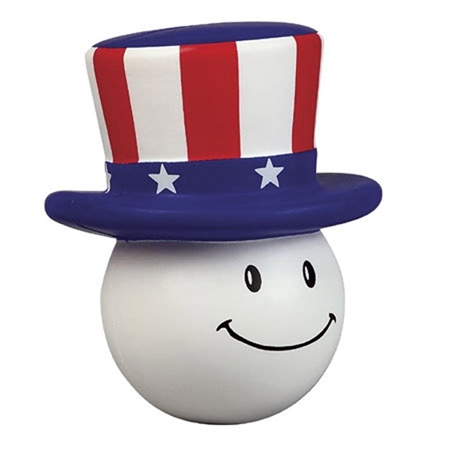 Picture of Custom Printed Patriotic Mad Cap Stress Ball