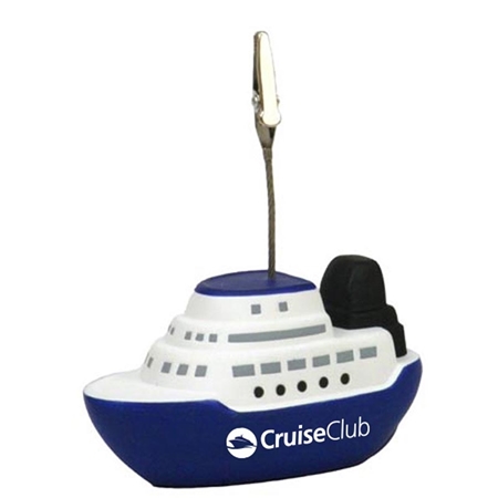 Picture of Custom Printed Cruise Boat Memo Holder Stress Ball