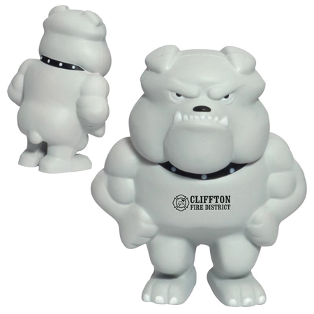 Picture of Custom Printed Bulldog Mascot Stress Ball