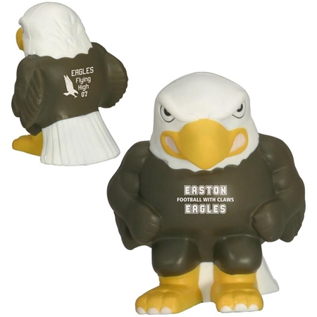 Picture of Custom Printed Eagle Mascot Stress Ball