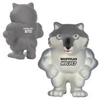 Picture of Custom Printed Wolf Mascot Stress Ball