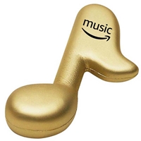 Picture of Custom Printed Musical Note Stress Ball