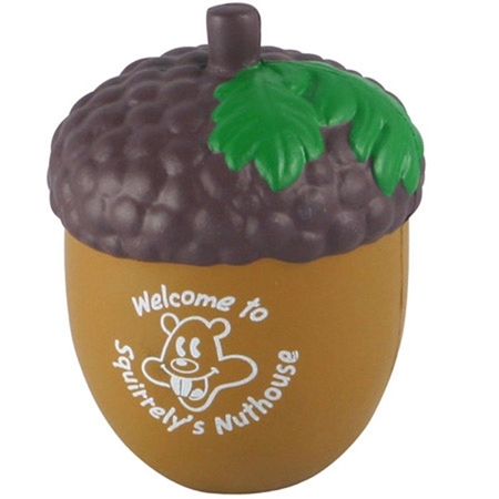 Picture of Custom Printed Acorn Stress Ball