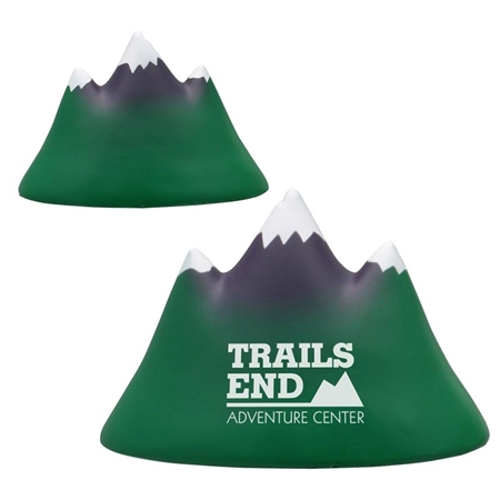 Picture of Custom Printed Mountain Peak Stress Ball