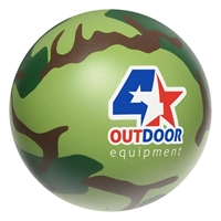 Picture of Custom Printed Camouflage Stress Ball